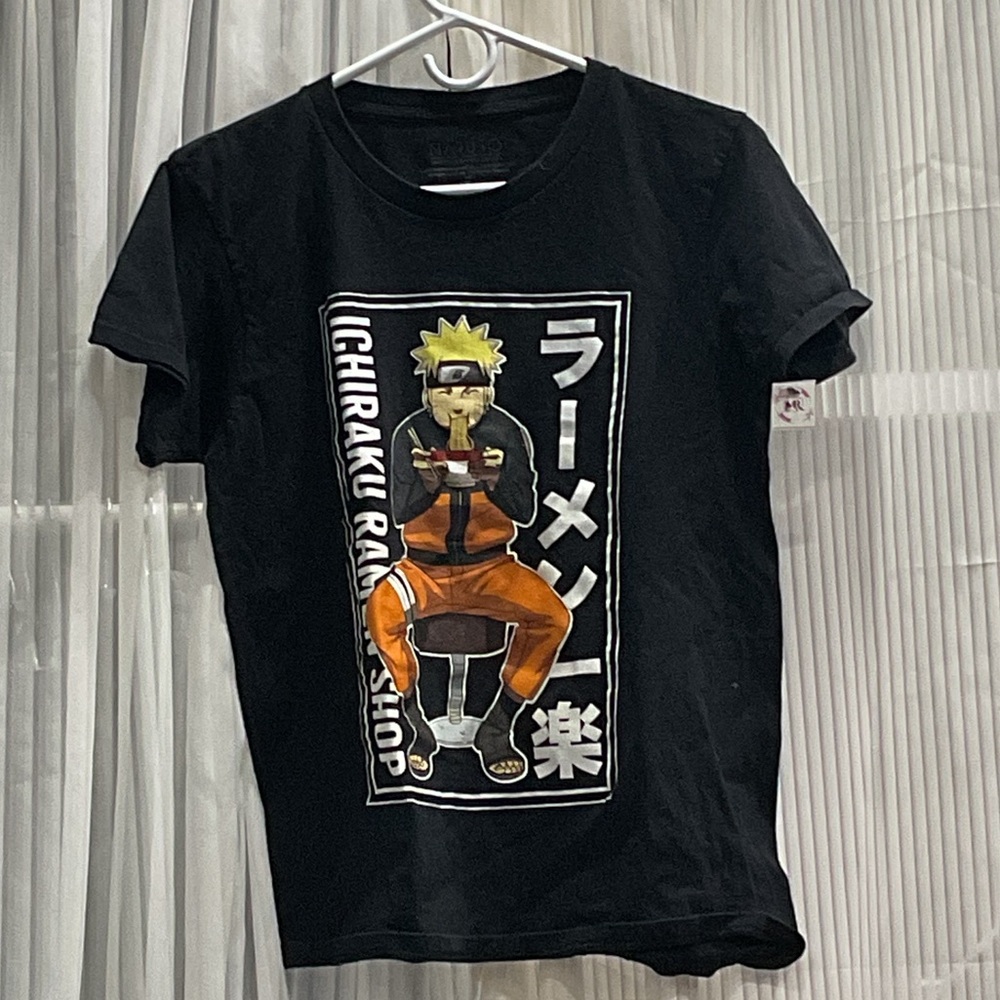 Bioworld Black Naruto Graphic Tee